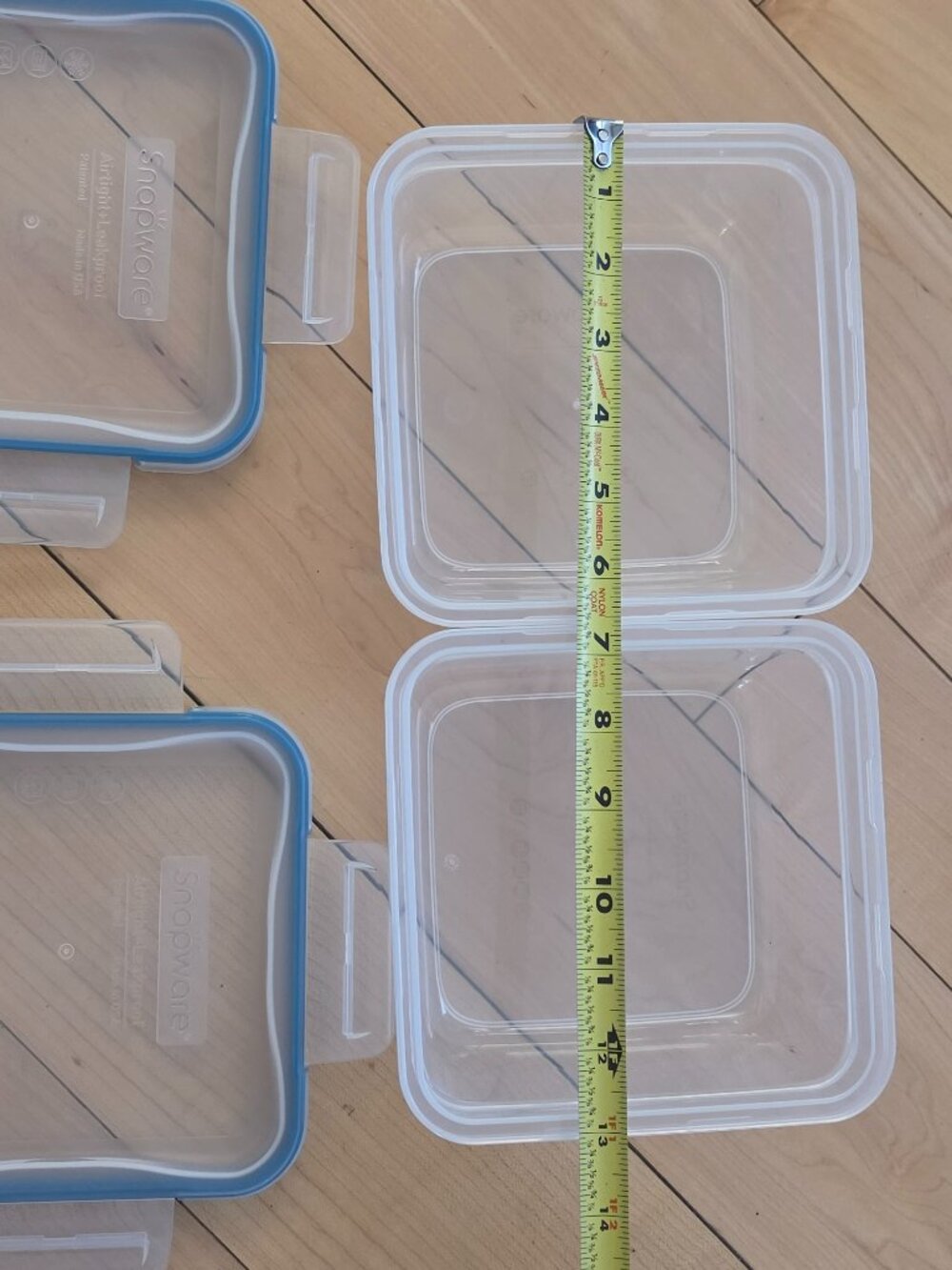 Snapware rectangle 2 plastic containers - Picture 7 of 9
